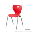 Red color plastic school chairs for students